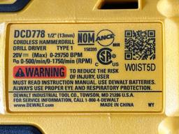 DEWALT DCD778 CORDLESS DRILL