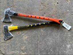 LOT OF 2 HEAVY DUTY AXES
