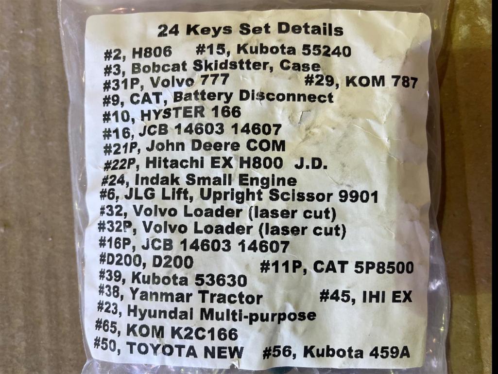 EQUIPMENT KEYS