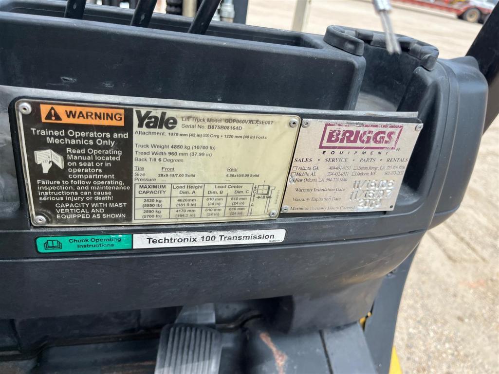 2006 YALE 60VX FORKLIFT