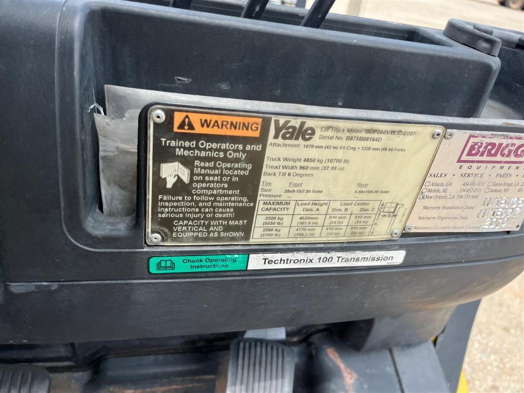 2006 YALE 60VX FORKLIFT