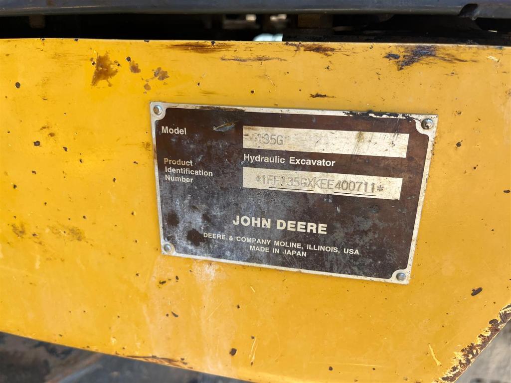 2014 DEERE 135G EXCAVATOR