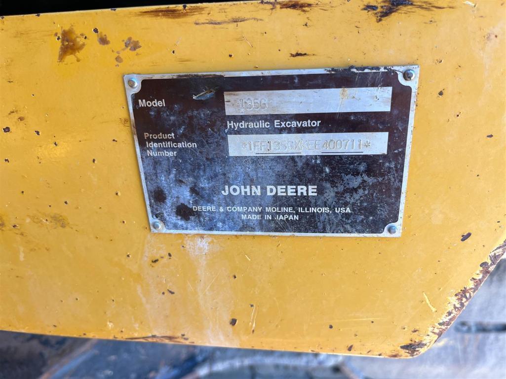 2014 DEERE 135G EXCAVATOR