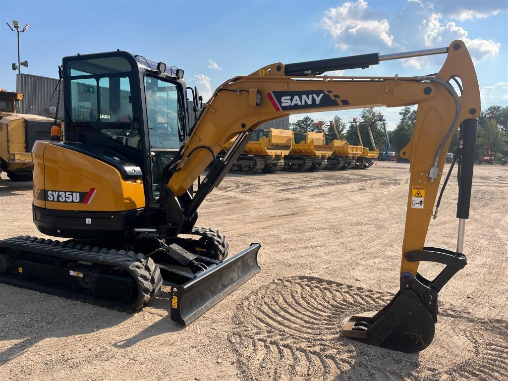 2023 SANY SY35U MINI EXCAVATOR