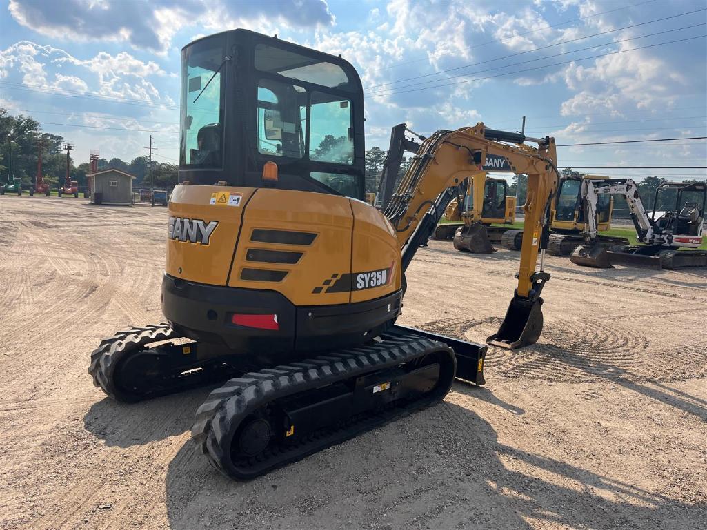 2023 SANY SY35U MINI EXCAVATOR