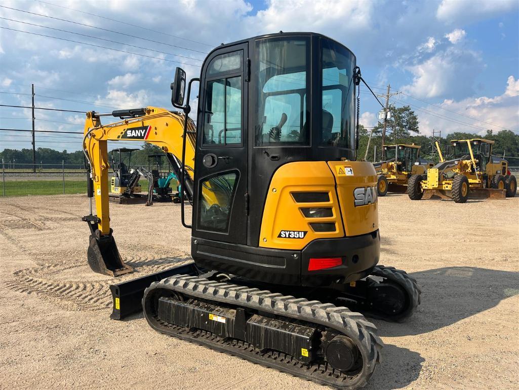 2023 SANY SY35U MINI EXCAVATOR