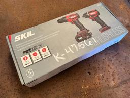SKIL POWERCORE 20IN BRUSHLESS DRILL DRIVER AND IMPACT DRIVER KIT
