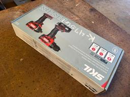 SKIL POWERCORE 20IN BRUSHLESS DRILL DRIVER AND IMPACT DRIVER KIT