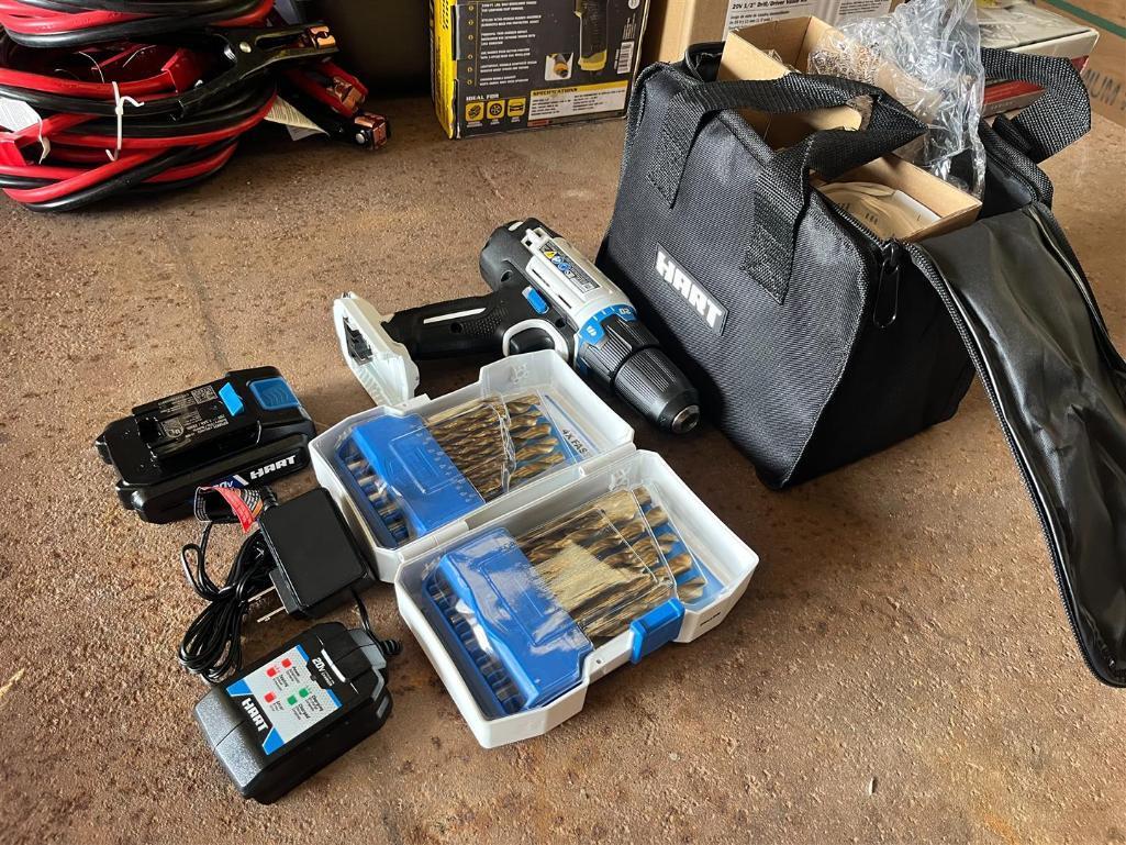 HART 20V 1/2IN DRILL/DRIVER VALUE KIT