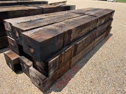BUNDLE OF (9)TIMBERS APPROXIMATELY 12IN X 10IN X 10.3FT