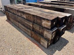 BUNDLE OF (9)TIMBERS APPROXIMATELY 12IN X 10IN X 10.3FT