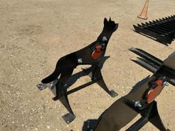 3/8 AR500 STEEL COYOTE SHOOTING TARGER WITH HEART FLAPPER