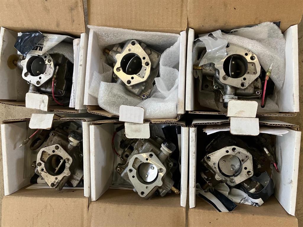 SIX USED COMPLETE KOHLER CARBURETORS FOR MILLER BOBCAT WELDING MACHINE