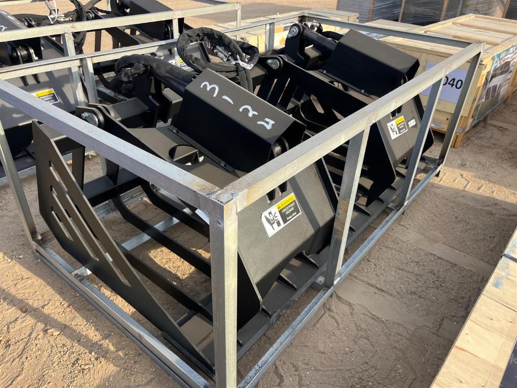 72IN HYDRAULIC ROCK GRAPPLE BUCKET