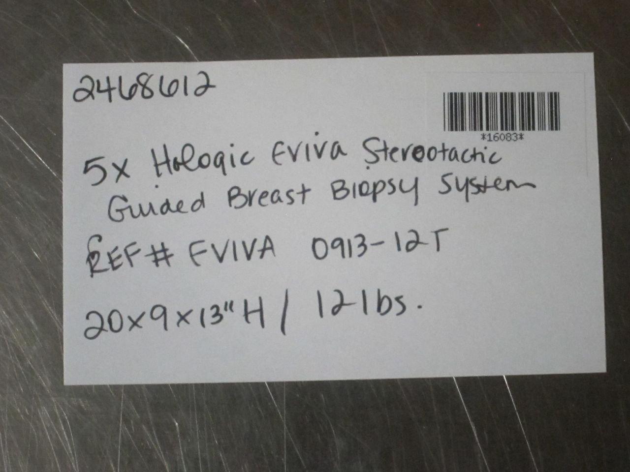 HOLOGIC Eviva  - Lot of 5 Biopsy Unit