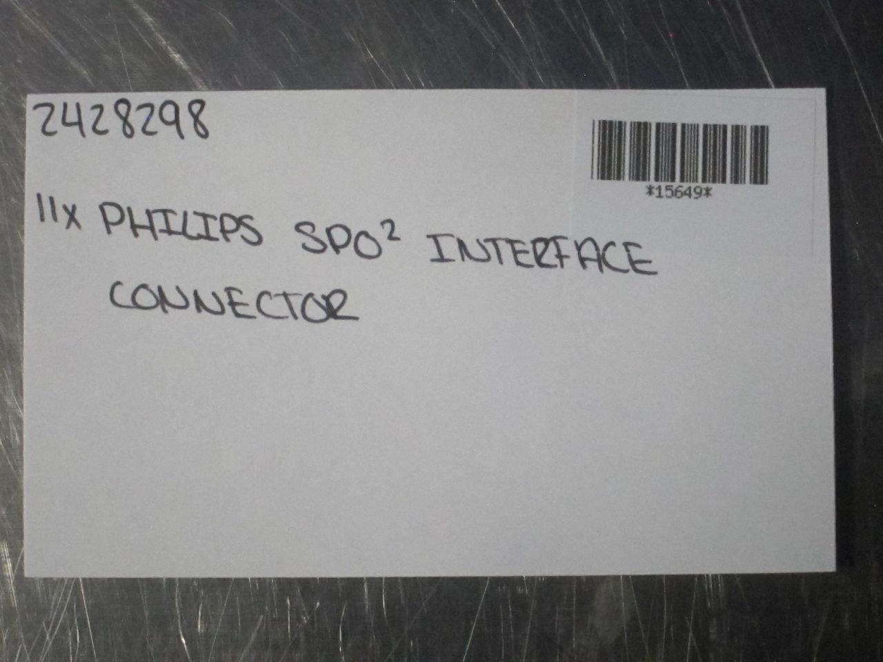 PHILIPS Interface Cable - Lot of 11 SPO2 Probe