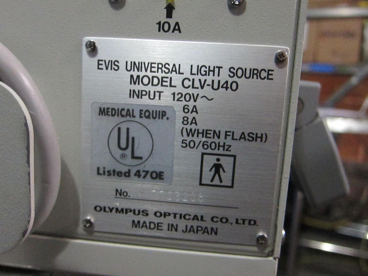OLYMPUS Evis CLV-U40 Light Source