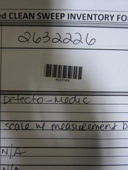 DETECTO-MEDIC Scale