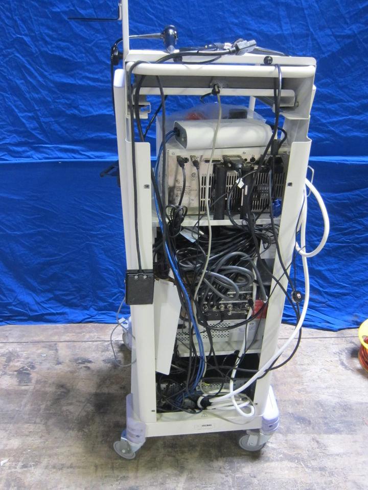OLYMPUS Compact Trolley Rolling Cart w/ Processer, Printer, Footswitch, Stroboscope, Computer Tower,