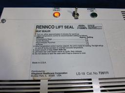 RENNCO LS18-120 Lift Seal Sterilizer