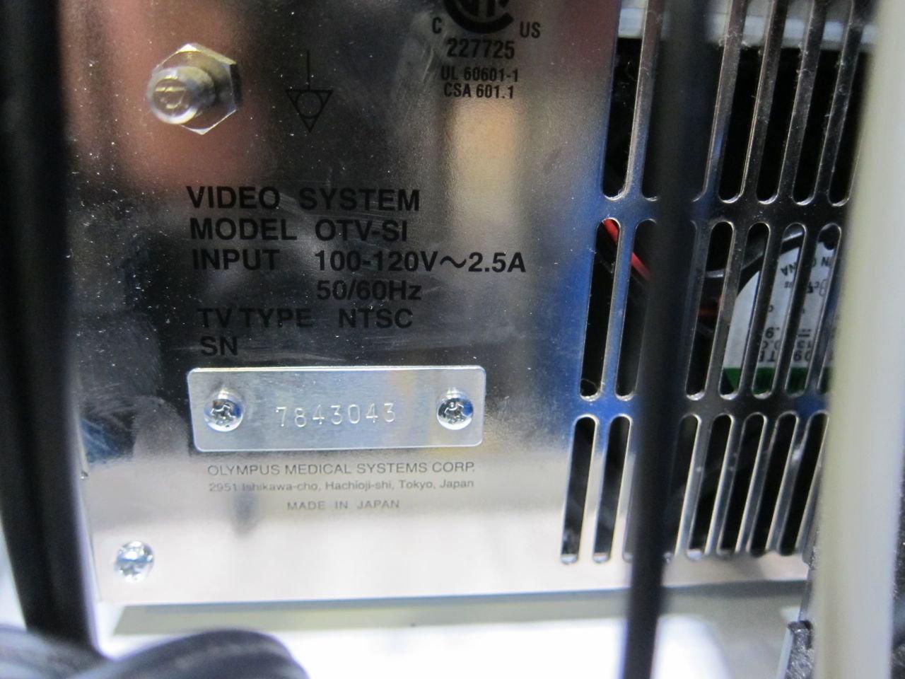 OLYMPUS Compact Trolley Rolling Cart w/ Processer, Printer, Footswitch, Stroboscope, Computer Tower,