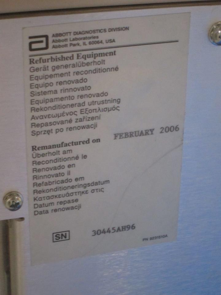 ABBOT DIAGNOSTICS Cell0Dyn 3200 Hematology Analyzer