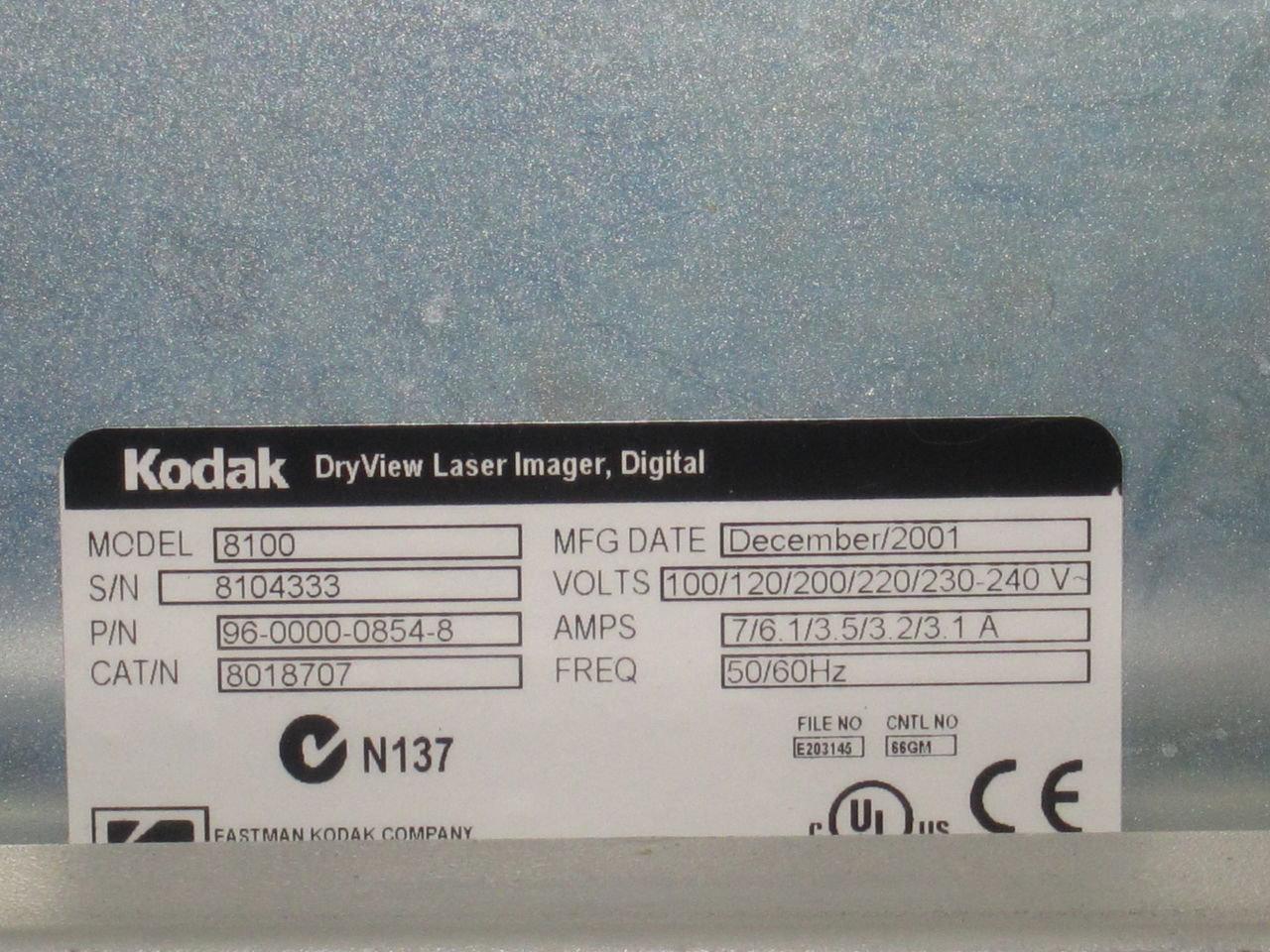 KODAK Dryview 8100 Dry Camera