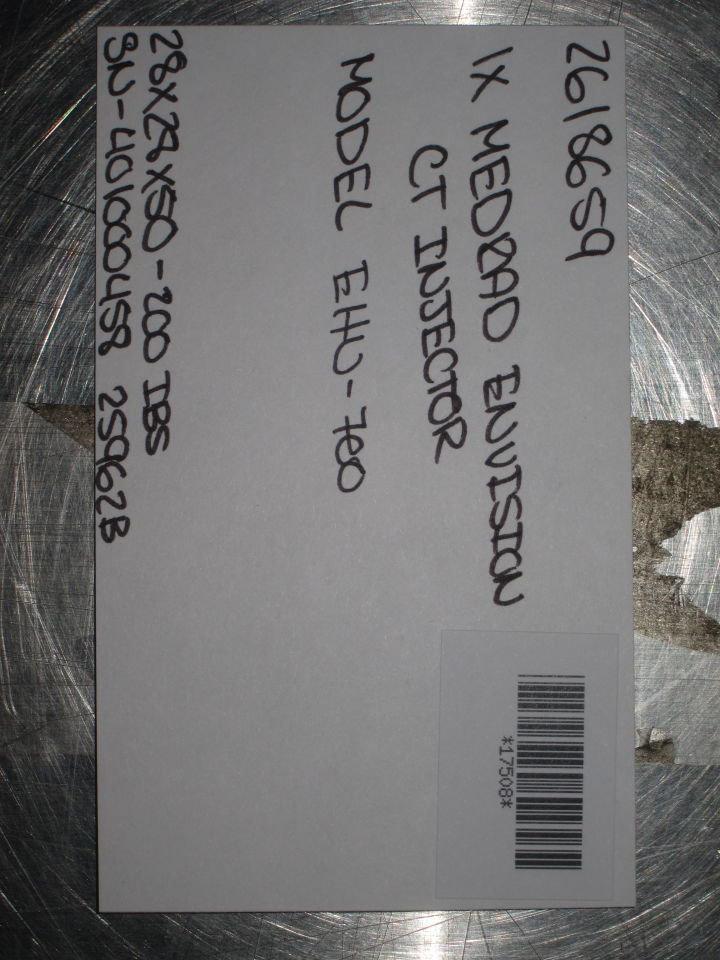 MEDRAD Envision EHU-700 Injector CT