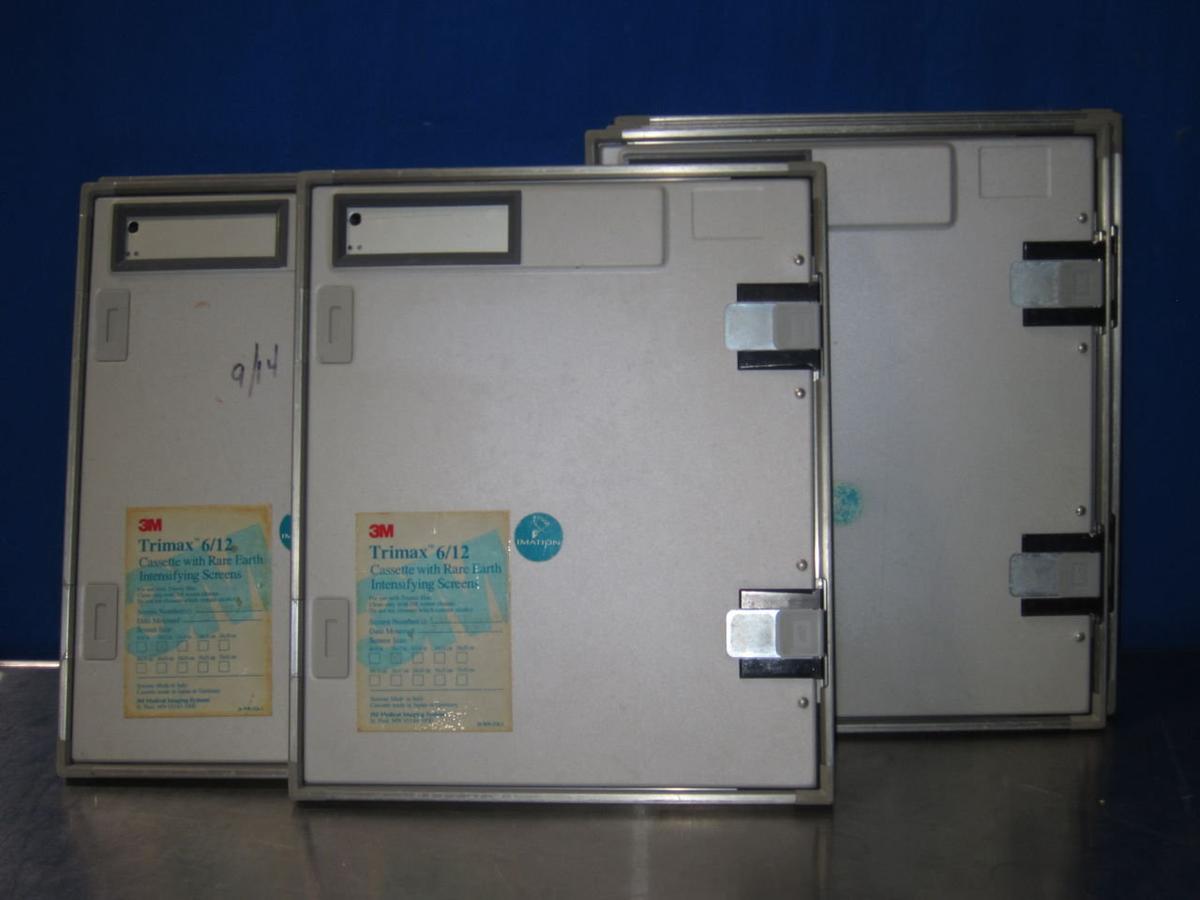 3M Trimax 6/12 w./ Rare Earth Intensifying Screens  - Lot of 7 Cassettes