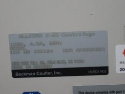 BECKMAN-COULTER Allegra X-22 Centrifuge