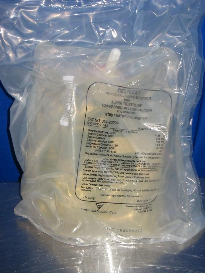 FRESENIUS Delflex Dialysis Solution - Lot of 5