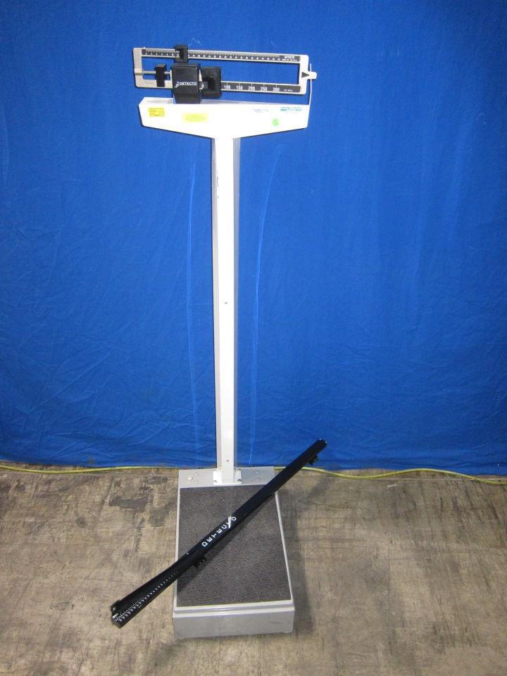 DETECTO 442 w/ Measurement Bar, On Wheels Scale