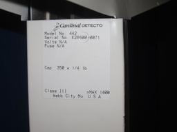DETECTO 442 w/ Measurement Bar, On Wheels Scale