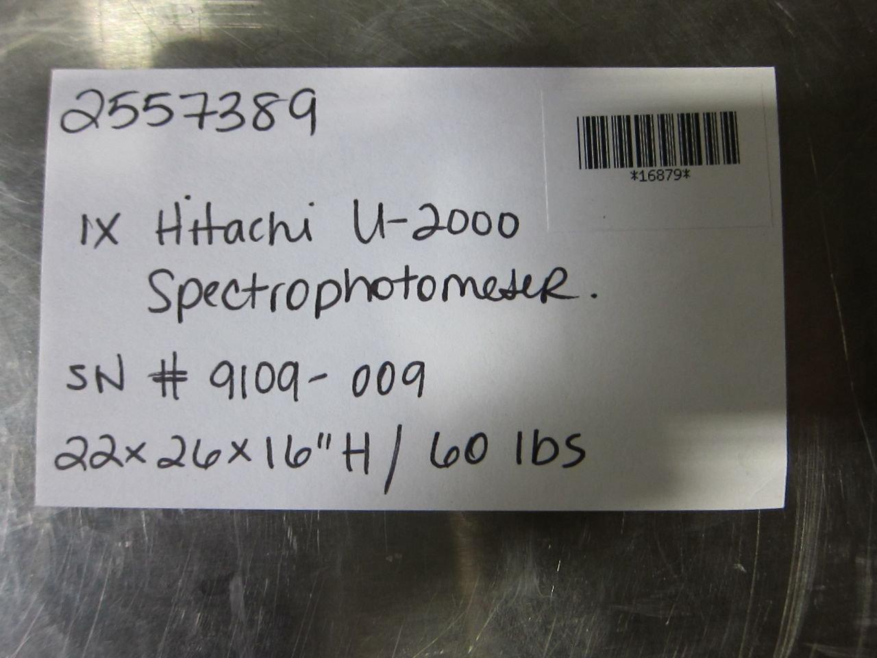 HITACHI U-2000 Spectrophotometer