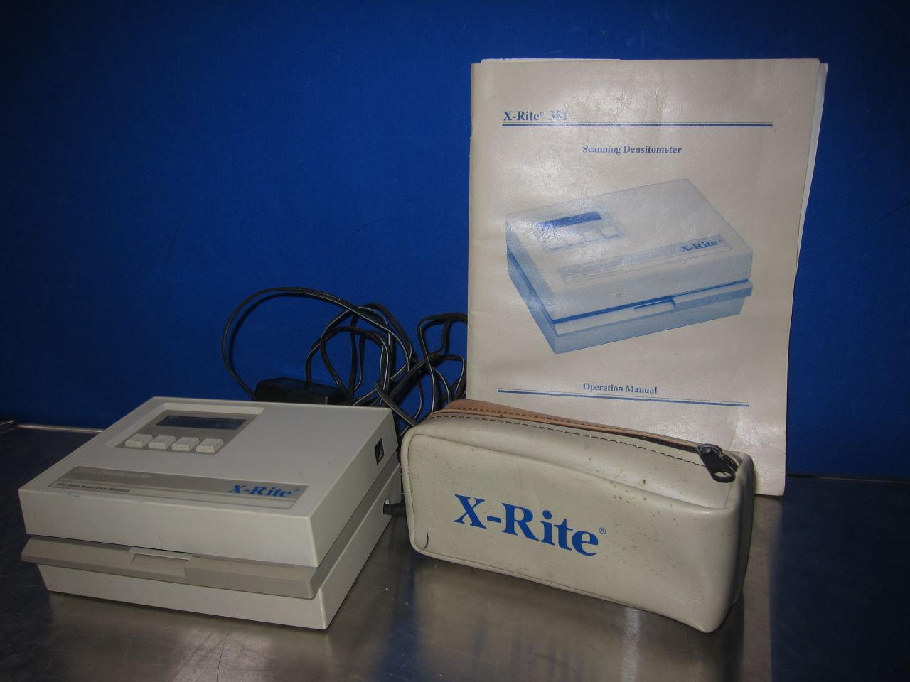 X-RITE 381 Process Control Densitometer Autoscan/Datamemory