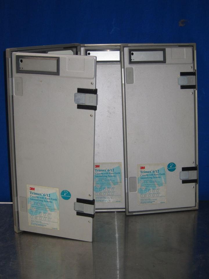 3M Trimax 6/12 w./ Rare Earth Intensifying Screens  - Lot of 3 Cassettes