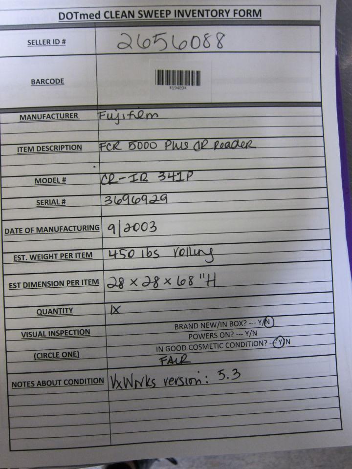FUJIFILM FCR 5000 Plus CR