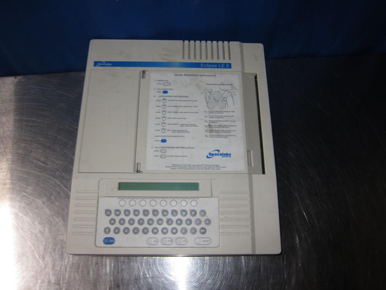 SPACELABS/BURDICK Eclipse LE II ECG unit
