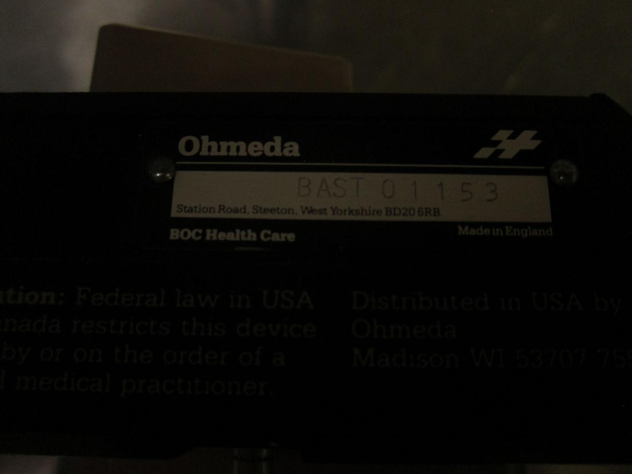 GE / DATEX-OHMEDA Excel 210 w/ Accessories Anesthesia Machine