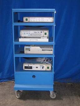 SMITH & NEPHEW Dyonics Video Cart w/ Camera Image Mngt System, Video Printer, and Light Source