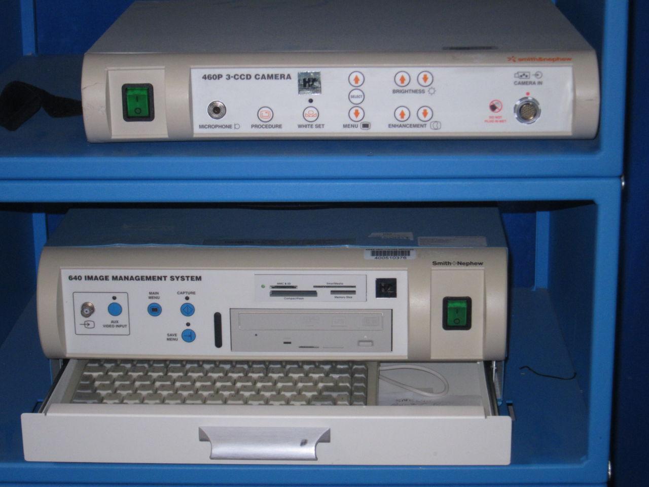 SMITH & NEPHEW Dyonics Video Cart w/ Camera Image Mngt System, Video Printer, and Light Source