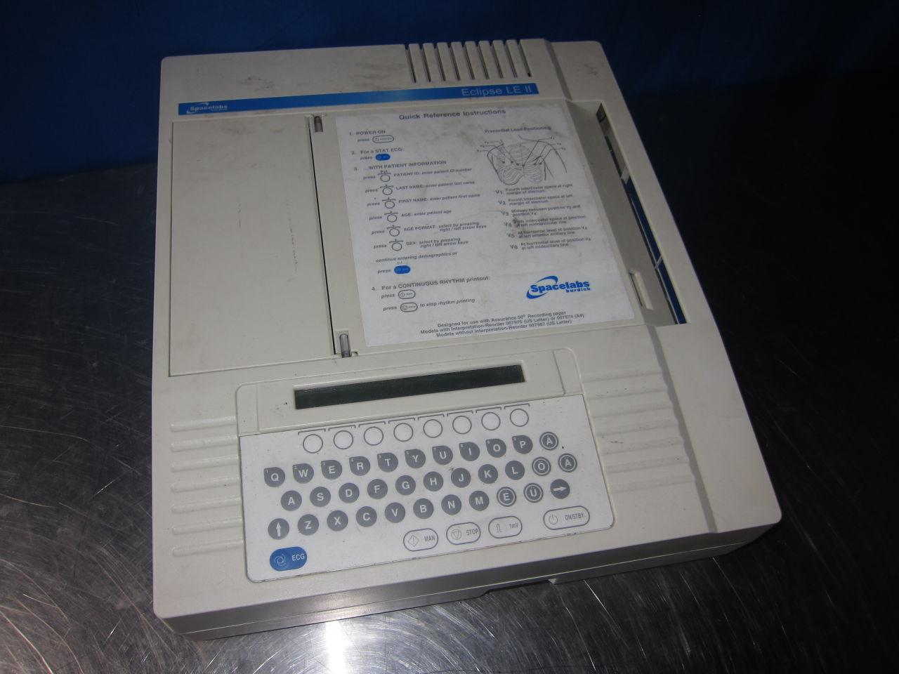 SPACELABS/BURDICK Eclipse LE II ECG unit