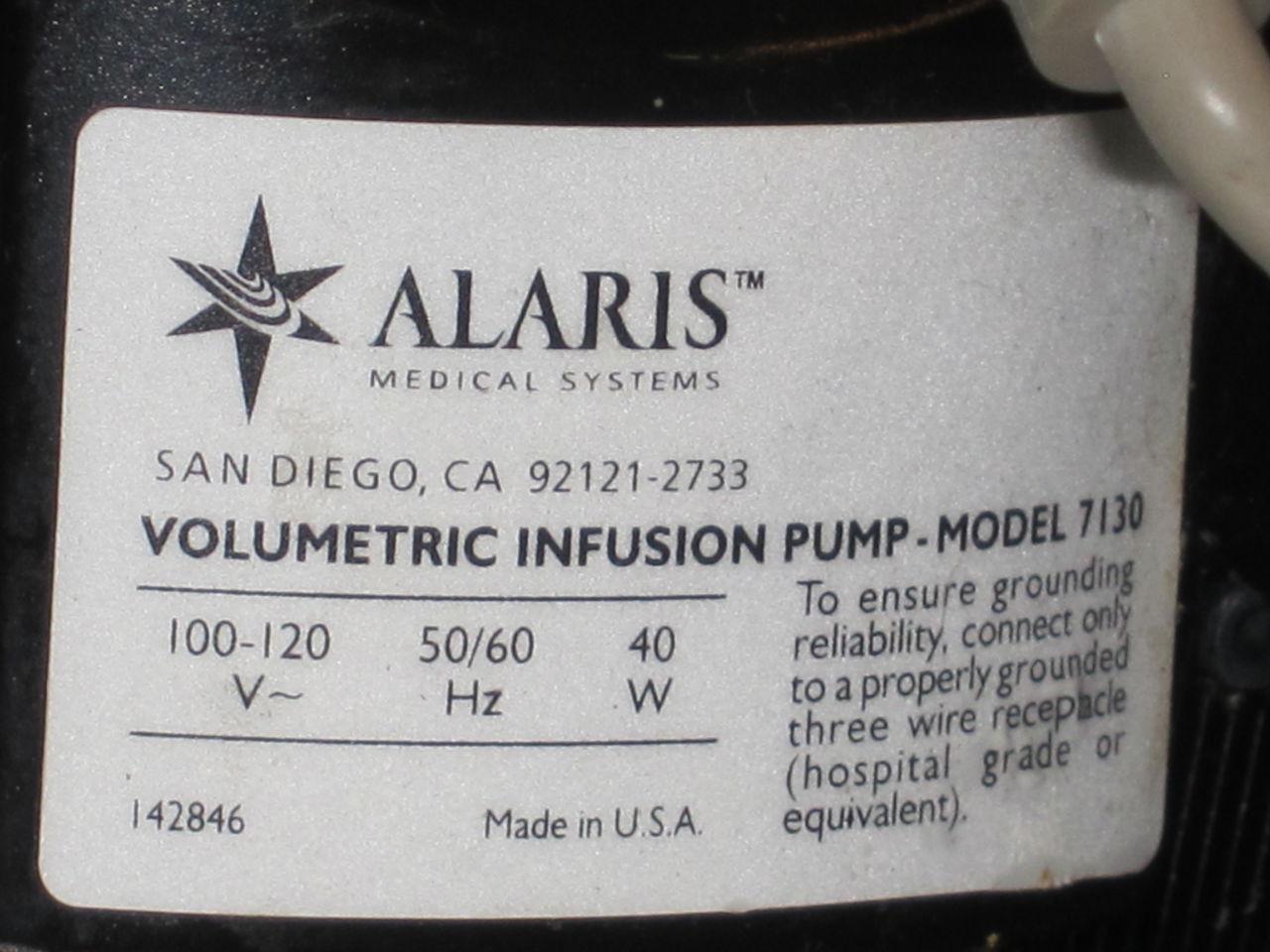 ALARIS 7103B Pump IV Infusion