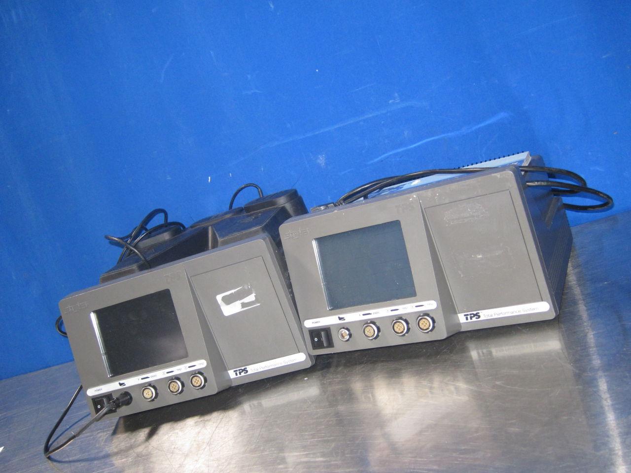 STRYKER TPS Console w/ Foot Pedal - Lot of 2 Arthroscopy Shaver System