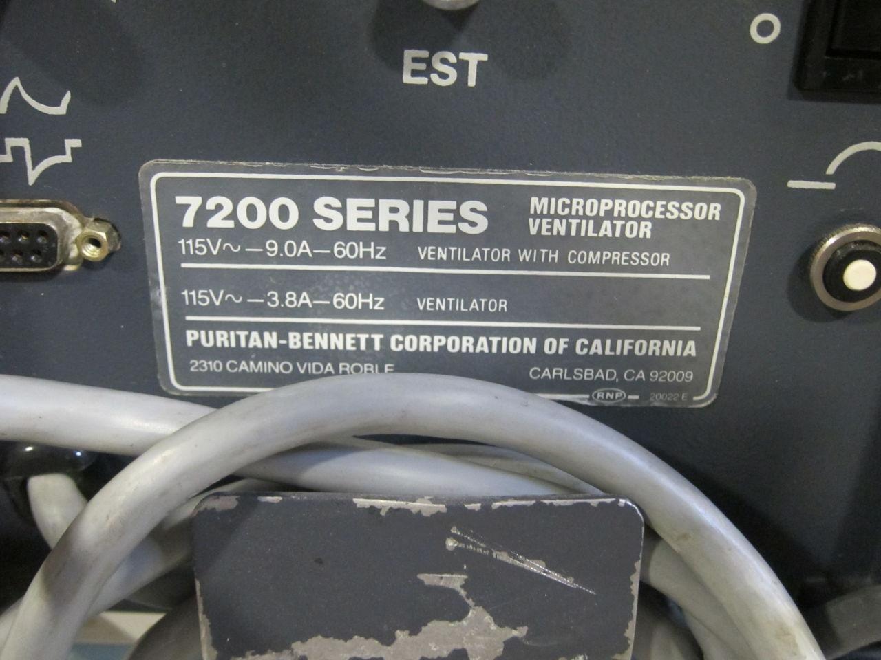 PURITAN BENNETT 7200 series Ventilator