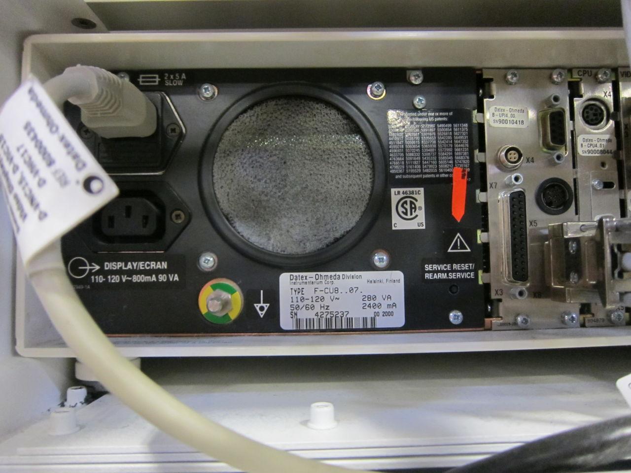 DATEX-OHMEDA S/5 Anesthesia Machine