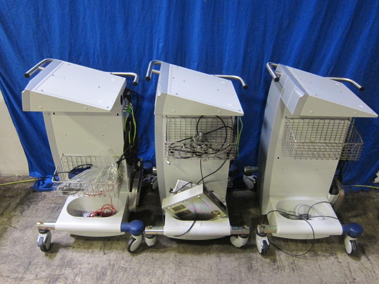 ERBE Vio-Cart Rolling Cart w/ Cables - Lot of 3 Electrosurgical Unit