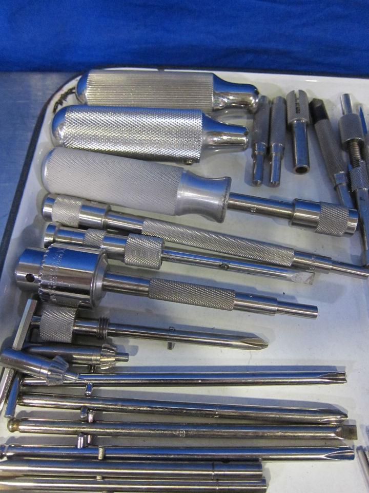 Hand Drill w/ Tray of Tools/Accessories