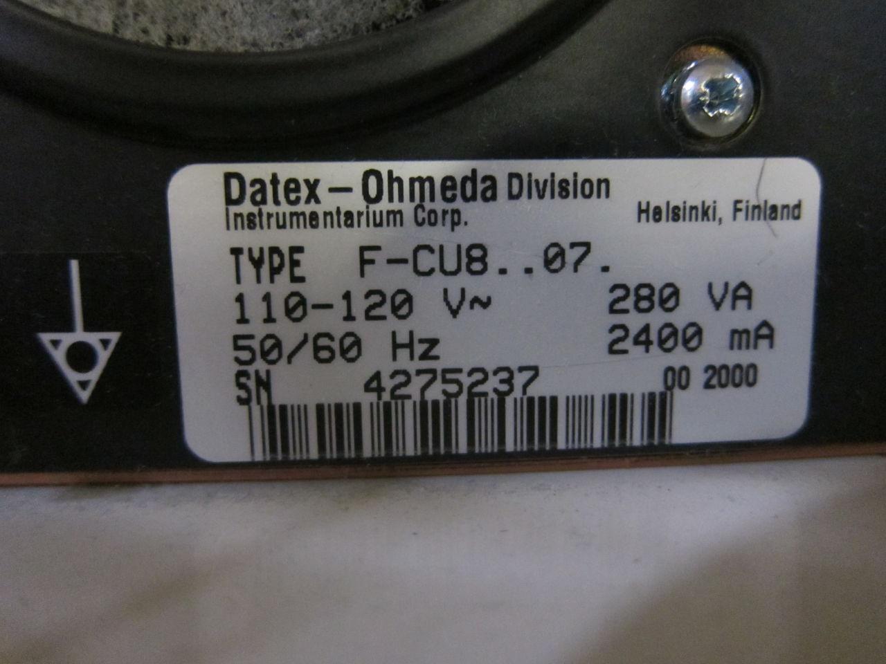 DATEX-OHMEDA S/5 Anesthesia Machine