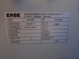 ERBE Vio-Cart Rolling Cart w/ Cables - Lot of 3 Electrosurgical Unit